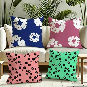 D-Denim T-Tears Cushion Cover Plush Reversible Pillow Cover: Perfect for Car Rides, Sofa Lounging, Bedroom Relaxation & More A Thoughtful Gift for Loved Ones!