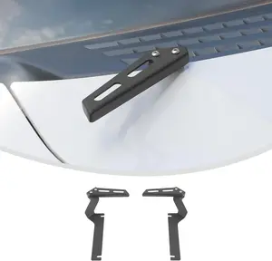 4-Pod Ditch Light Brackets Compatible with 2008-2016 Ford F250-F550, Hood LED Light Mount Kit - Twice The Capacity, Exteiror Accessories(2 Per Side)