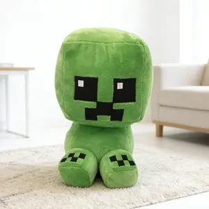 2026 New Game MC Baby Pig Plush Stuffed Toys Wolf Ocelot Baby Pig Enderman Soft Animals Toy Doll for Kids Children Gifts