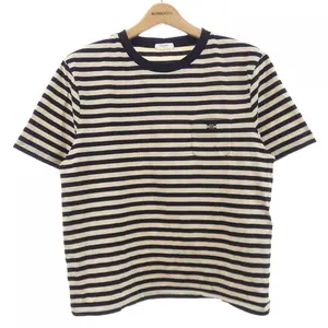 Pre-owned Celine Cotton Small Leather Goods Triomphe T Shirt