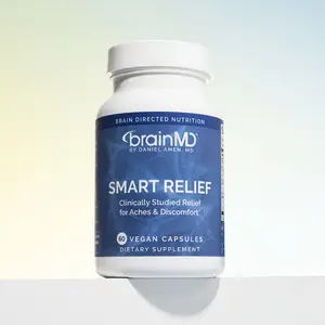 Smart Relief Dietary Supplement by Doctor Amen | Clinically Studied for Aches & Discomfort