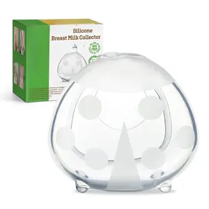Silicone Breast Milk Collector - Breast Shells Nursing Cup for Breastfeeding, Protect Sore Nipples, Extra-Soft and Reusable, 2.5oz/75ml, 1PC : Baby