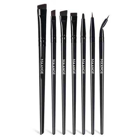 MAANGE Professional Eye Makeup Brush Set, Eye Brush Kit, 7 Counts Brush, Brush Included, Eyebrow Brushes, Eyebrow Angled Brush for Eyebrow, Eyelash, Eyeliner, Concealer, Eyeshadow, Makeup Tools for Women & Girls