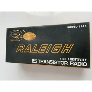 VINTAGE *NEW* Raleigh 15 Transistor Radio High Sensitivity #1540
