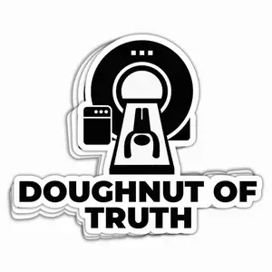 Doughnut of Truth Sticker – CT X-Ray Tech Funny Radiology Gift for Helmet, Bumper, Medical Car GYL