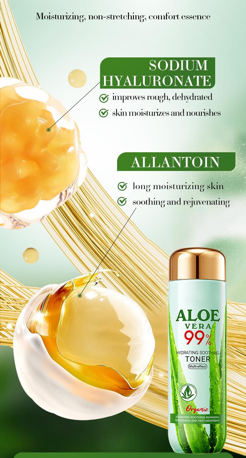 Hydrated Ever Toner with 99% Aloe Vera Extract & Hyaluronic Acid for Moisturizing, Locks in Water, Soothing, 4.58 oz Moisture Moisturizer Hydrating Aloevera Hydrated Ever Toner with 99% Aloe Vera Extract & Hyaluronic Acid for Moisturizing, Locks in Water, Soothing, 4.58 oz Moisture Moisturizer Hydrating Aloevera