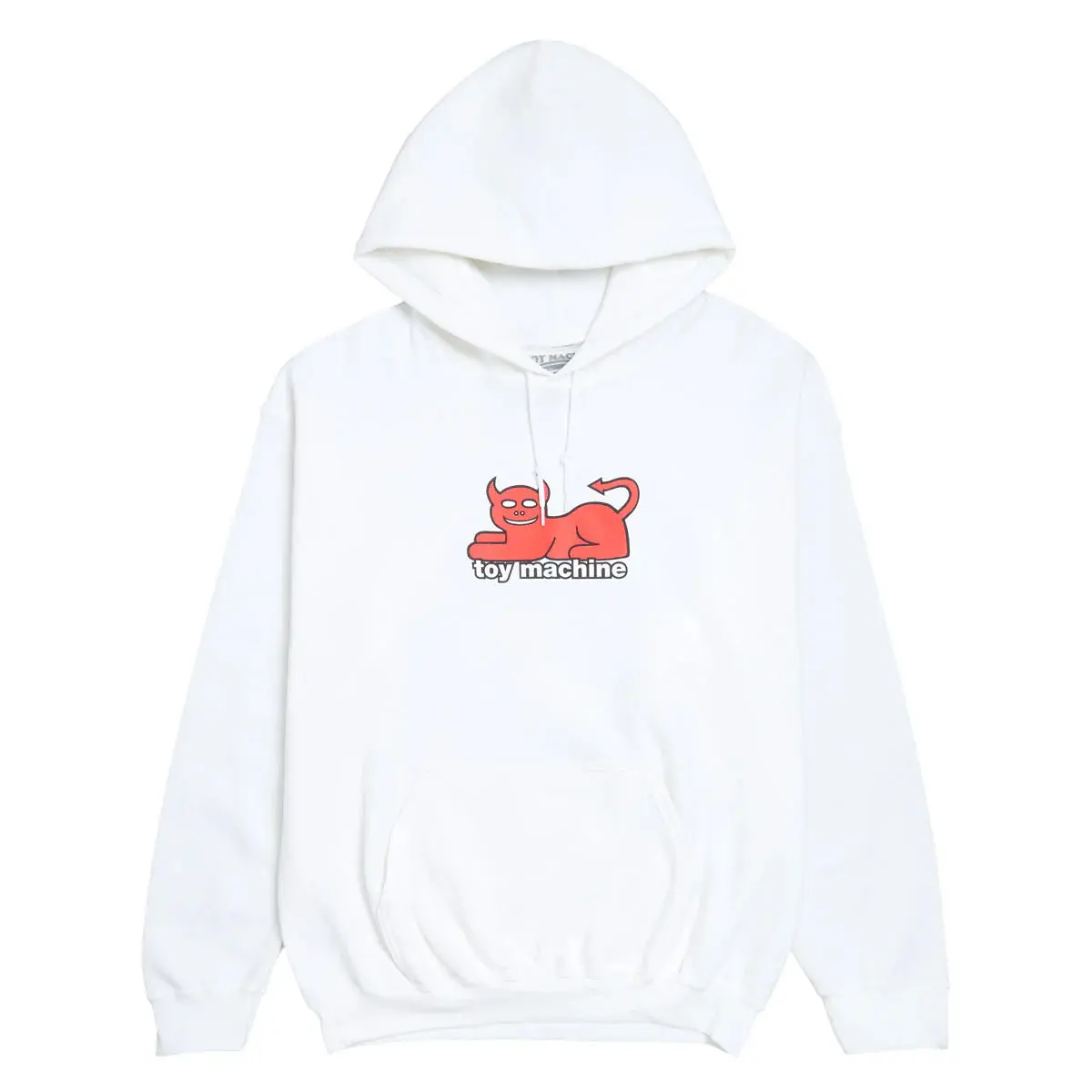 Toy Machine Skateboards Hoody Devil Cat White