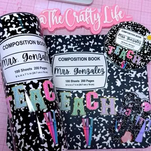 The Crafty Life Teacher Box Gift Bundle - Themed Gift Box Set with 20 oz Tumbler, Ceramic Coaster, Jumbo Paperclip, and Teacher Mouse Pad