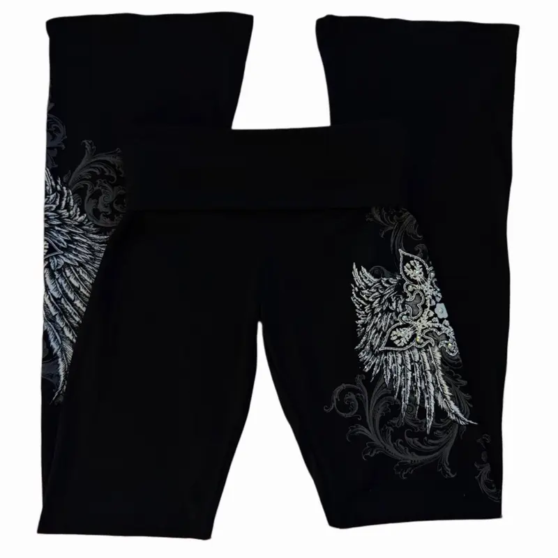 Heaven sent foldover flared leggings Heaven sent foldover flared leggings