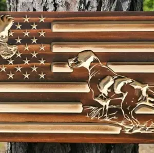 CNC-Made Wood Sign Bird Hunting Dogs Themed...