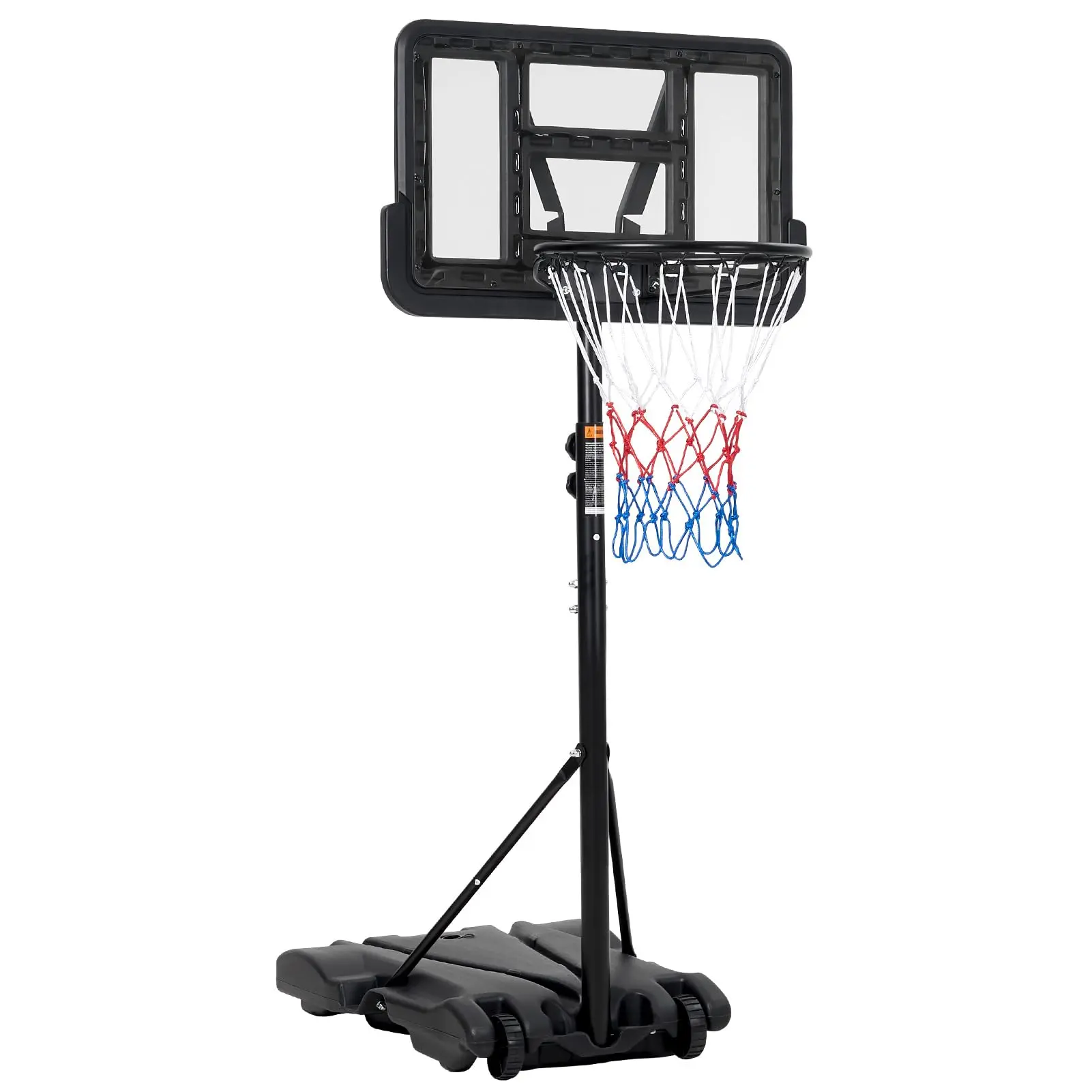 GARVEE Portable Adjustable Basketball Hoop System with Height Range 5-7 Ft, Featuring 28in Backboard, Suitable for Indoor and Outdoor Use Including Swimming Pool Play