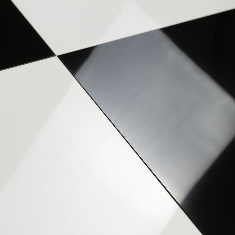 12" x 12" Polished Checkered Pattern Floor and Wall Tiles