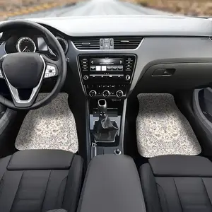 Boho Style Car Floor Mat, Multi-purpose Car Front & Rear Seat Protective Mat, Car Mats, Universal Car Interior Accessories for Daily Use