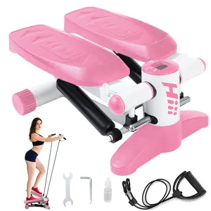 Hiii brand, stepper, 3 in 1, with pull rope, carpet, counter, lever hydraulic structure, wider and thicker models