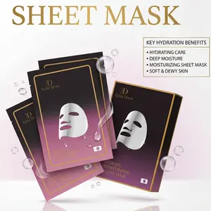 1 PC/3 Set Collagen Hydrating Mask Sheet, Moisturizing & Firming Skin Care, Natural Ingredients, Suitable for All Skin Types, Unisex Adult Use