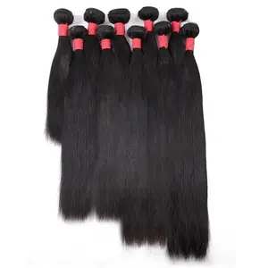 10 Indian human hair bundles wholesale deal (varied length 18”-28” stright/body wave/deep wave