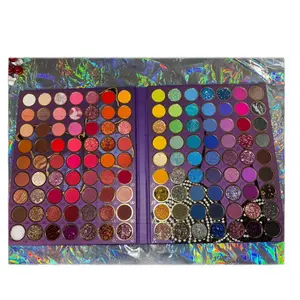 Mega Selena Eyeshadow Makeup Palette - Colorful Eye Shadows with Glitter and Pearl Effects for Makeup Enthusiasts Face Makeup Set yeshadow Shimmering