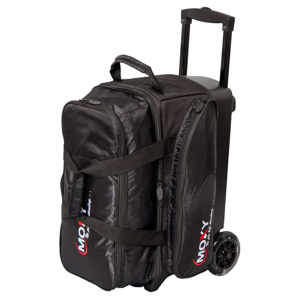 Moxy Candlepin Blade Double Bowling Bag- Multiple Colors | Perfect for Candlepin Bowling Balls | Includes a free color coordinating Micro Fiber Towel
