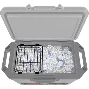 Cooler Basket,Cooler Basket for  FrostVault 50qt Hard Cooler & 45qt/65qt Wheeled Coolers,Stainless Steel Storage Dry-Goods Baskets, Coolers Accessories - Keep  Dry & Organized.