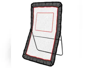 Vevor Lacrosse Rebounder For Backyard, 4x7 Ft Volleyball Bounce Back Net, Pitchback Throwback Baseball Softball Return Training Screen, Adjustable Angle Shooting Practice Training Wall With Target 🌴