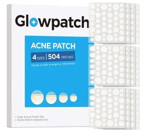 Pimple Patches for Face (504 Count),Zit Stickers 4 Sizes Clear Acne Dots for Covering Zits, Blemishes