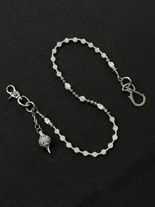 Stone Rhinestone Pants Chain, American Style Waist Chain, Vintage Unique Cleanfit Hip Hop Jeans Chain, Waist Accessory