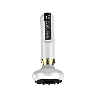 Intelligent Electric Meridian Scraping and Cupping Instrument/12-speed suction and heat therapy adjustment, three-in-one function of cupping, scraping and massage, intelligent digital display with one-key control handheld full body comfort care device