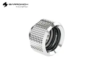 Barrowch G1/4 Push-in Fitting OD 14mm Rigid Tubing - Silver