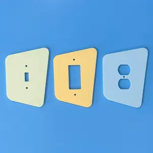 Mid Century Atomic Retro Light Switch Cover 3D Printed PLA Eco Friendly Multiple Configurations & Color Options for Home Decor