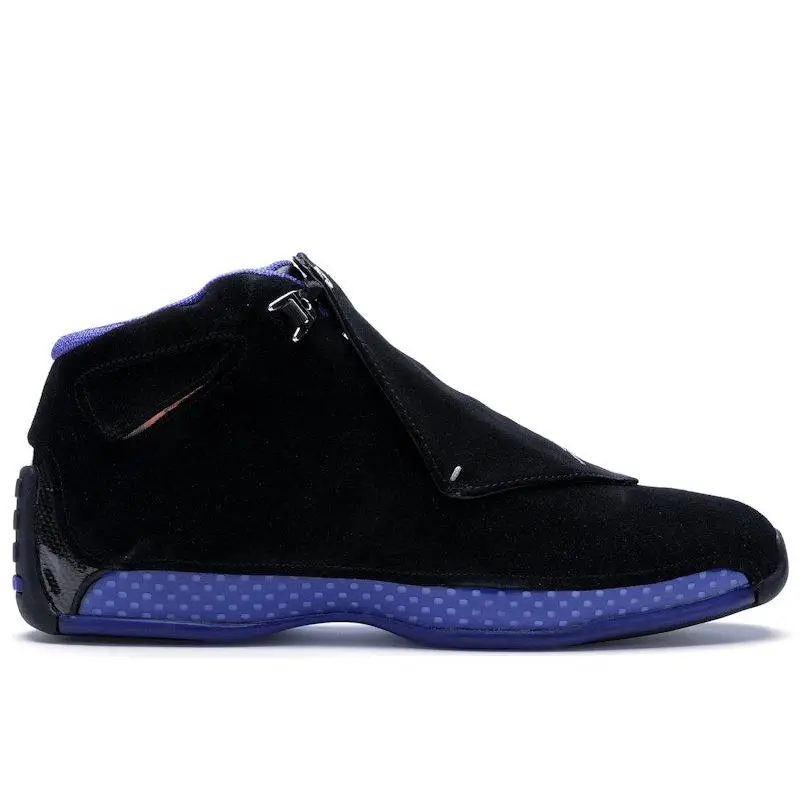 Jordan Men's 18 Retro Black Sport Royal (2018), from StockX