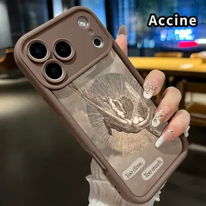 Phone Case for  iPhone 17 Pro Max 16 Plus 15 14 13 12 11 XR Air E Icarus' Sun Love TPU Silicone Shock-resistant Durable Protective Soft Cover for Boy