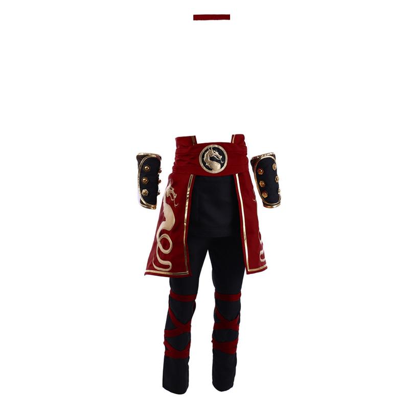 Mortal Kombat Liu Kang Costume - Official Replica Outfit for Cosplay & Halloween Red Menswear Stylish Beige Fashion Plain Mortal Kombat Liu Kang Costume - Official Replica Outfit for Cosplay & Halloween Red Menswear Stylish Beige Fashion Plain