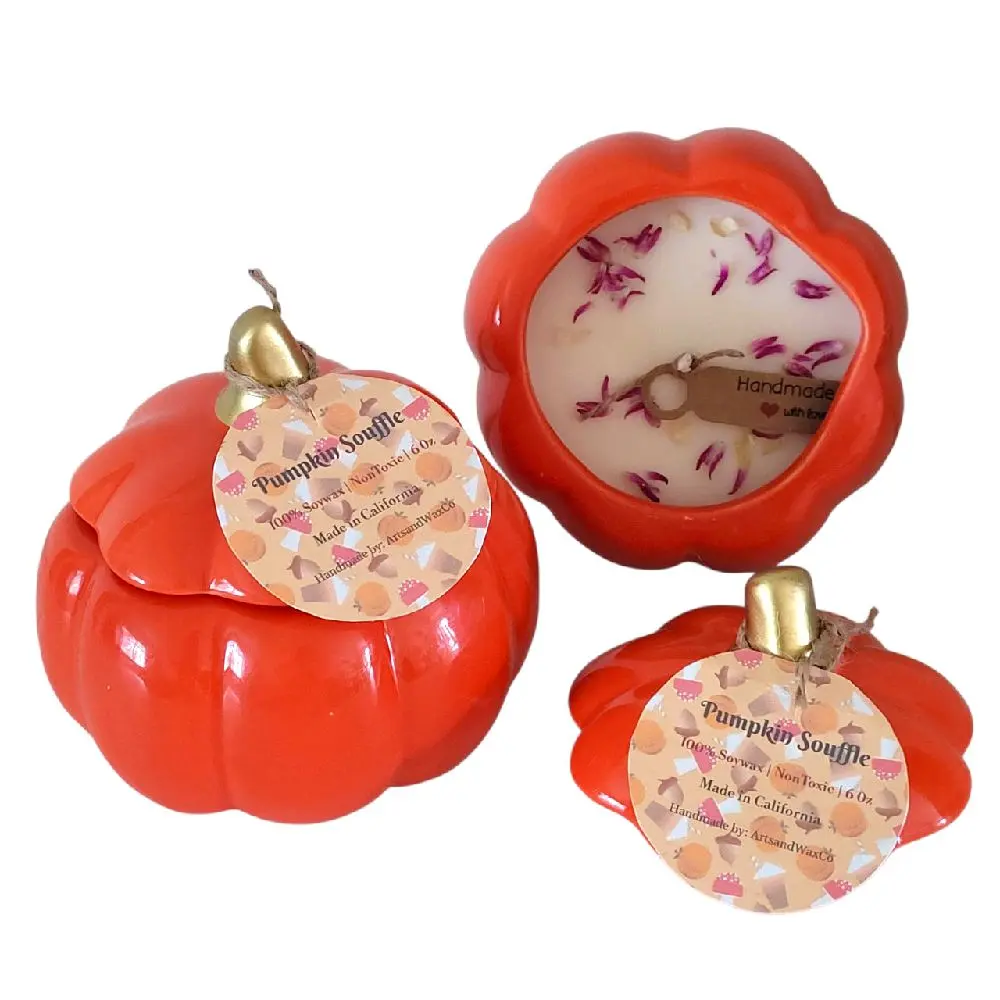 Fall Soywax Candle Scented Home Decorations Pumpkins fall candle