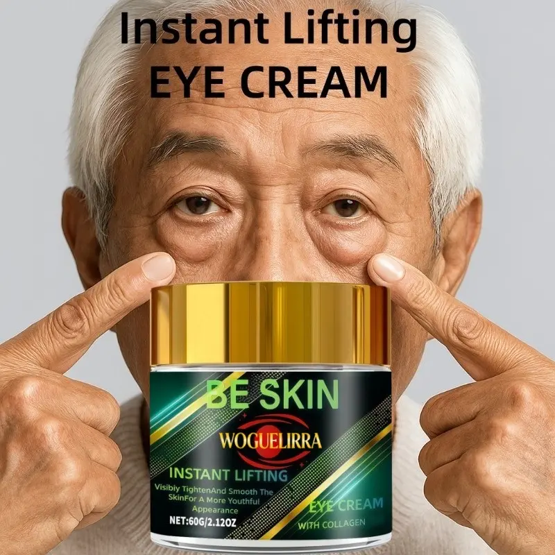 60g Instant Firming Plumping Hydrating Eye Cream, 2-Minute Dark Circle Reduction, Contains Collagen and Retinol, Brightens Skin Tone, Eye Care