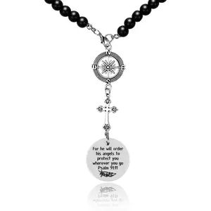 Charm, Rear View Mirror Hanger Decor, He Will Order His Angels to Protect You Wherever You Will Go, Religious Gifts for Women, Easter , Christian , Decor  Charm
