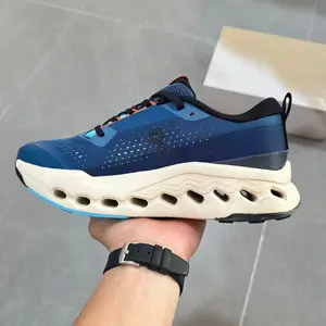 Deep Blue Performance Runners - Durable Mesh & Cloud Cushioning for Urban Exploration