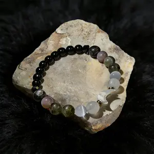 Witchy Moon Phase Bracelet - Gradual Design, Natural Moonstone for Cleansing, Healing, Inner Peace & Energy Balance, Ideal Special Gift for Engagements, Bracelets