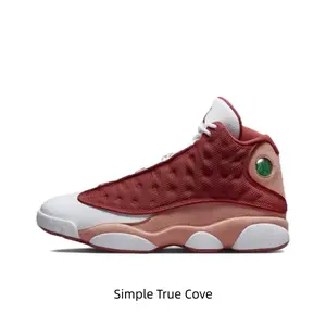 Soft Suede Mesh High Cut Retro Trainers Red Terra Blush White Fashion Casual Sneakers For Everyday Outfits