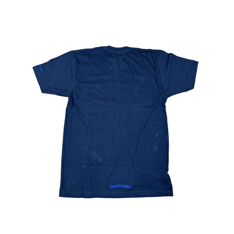 Chrome Hearts Neck Logo Pocket T-Shirt Black / Blue