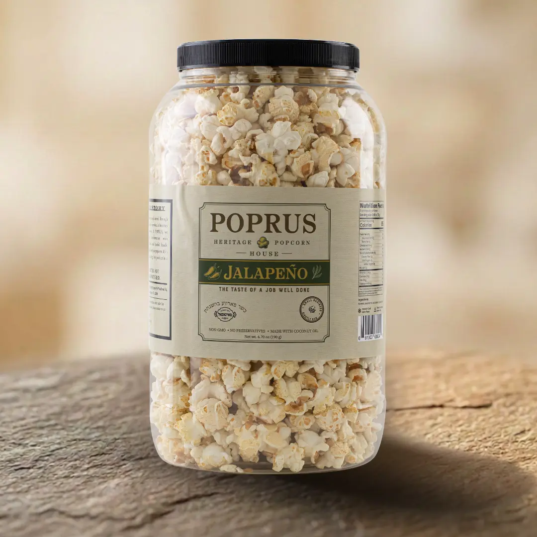 Poprus Extra Large Jalapeño Flavored Popcorn