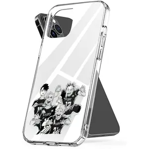 Phone Case Haikyuu Accessories Timeskip Sakusa Atsumu Scratch Waterproof Transparent Compatible with iPhone SE 7 8 X XR 11 12 13 14 15 16 Plus Mini Pro Max Samsung Galaxy Note S9 S10 S20 S21 Ultra Plus Smartphone Protective