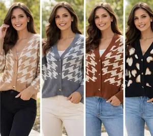 Cozy and Stylish Top Sweaters for Women Soft Knit Cardigans in Trendy Patterns Perfect for Casual Wear Versatile Comfortable
