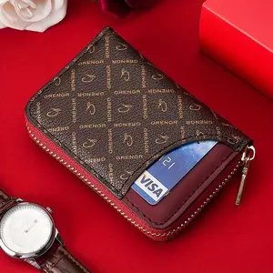 Women Men RFID Blocking Card Holder Multi Card Slots Large Capacity Credit Card Wallet Driving License ID Holder Anti-Theft Security Slim Card Case gift birthday friend best