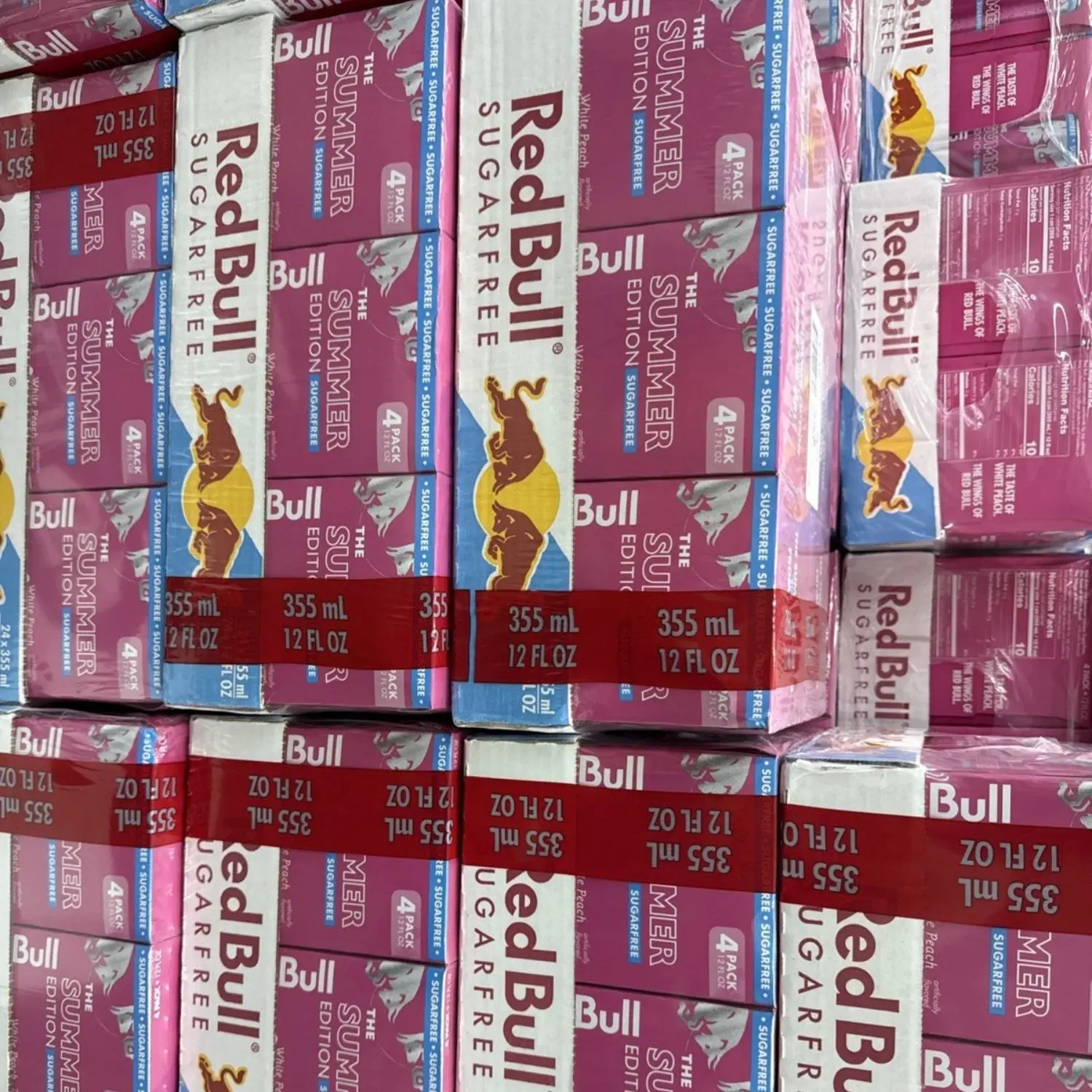 Red Bull Summer Edition Sugar Free White Peach 12 Fl Oz (24 Pack) | Energy  Drink Cans - TikTok Shop