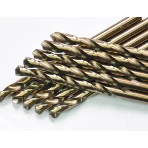 10 count, 1/4", Cobalt Drill Bits