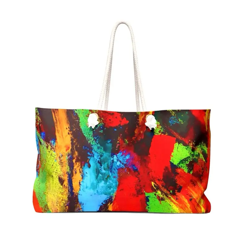 Colorful, abstract  Large tote bag