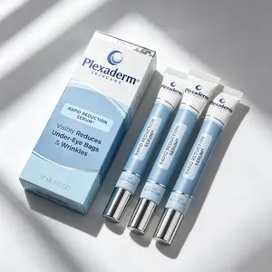 Plexaderm 10ml Anti-Aging Eye Serum, Fast-Acting Rapid Reduction Formula, Reduces Under-Eye Wrinkles & Dark Circles, Lifts Sagging Skin for Daily Eye Care
