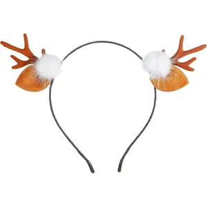 Christmas Headband Small Christmas Reindeer  Headband Hairpins Beauty  Headband Hair Accessory Headdress