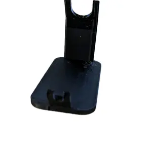 black plastic soldering iron stand