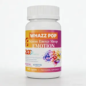 WhazzPop Neurotrophic Capsules. Sci-formulated with natural Ashwagandha, magnesium, L-theanine & B vitamins. Supports nervous system nutrient intake & balanced nerve wellness.